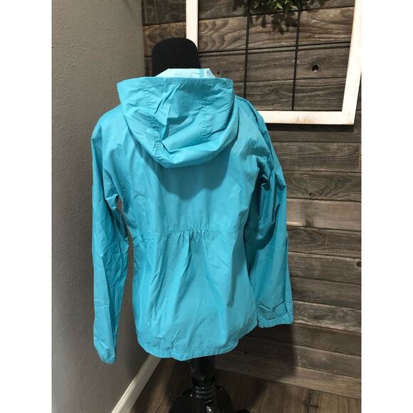 Columbia teal/purple girls windbreaker jacket size large - Picture 4 of 9